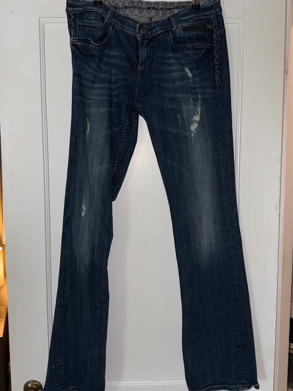 Rock & Republic size 8 Dark Blue Women's Boot Cut Jeans